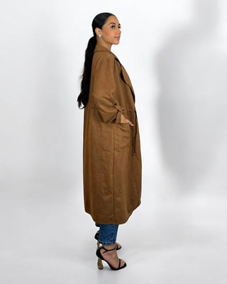 The Light Brown Willow Whisper Coat