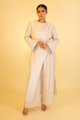 The Beige Saffronveil Set