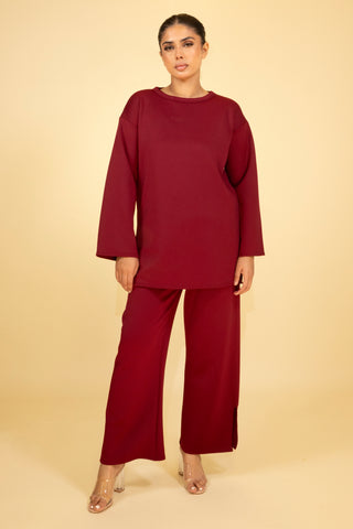 The Burgundy Brookstone Set