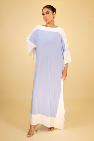 The Baby Blue/White Duskfall Kaftan