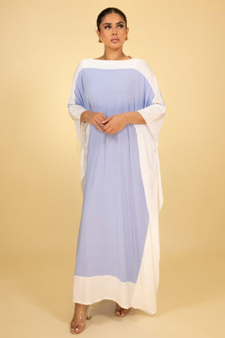 The Baby Blue/White Duskfall Kaftan