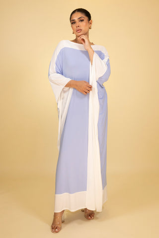 The Baby Blue/White Duskfall Kaftan