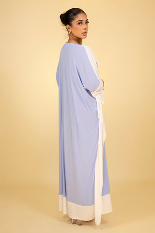 The Baby Blue/White Duskfall Kaftan