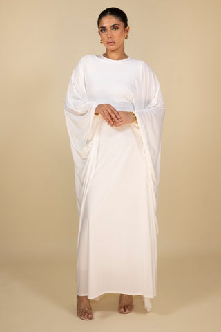 The White Petalwood Kaftan