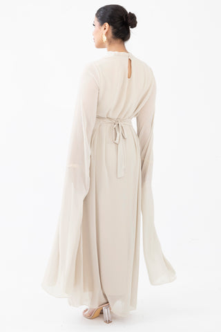 The Beige Seravine Dress