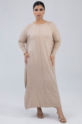 The Beige Elaris Dress