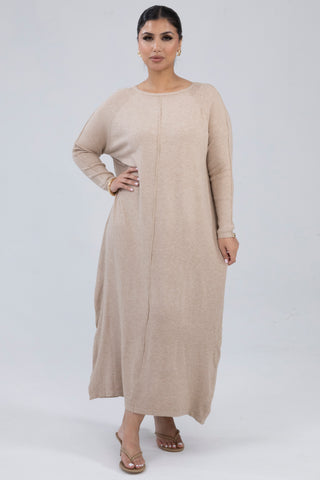 The Beige Elaris Dress