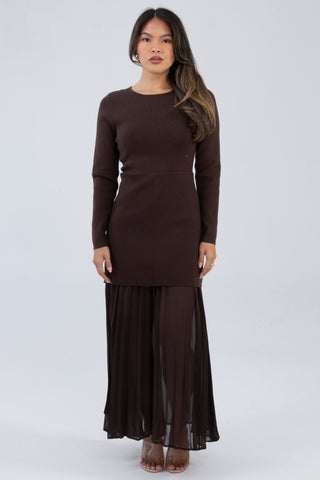 The Brown Florayne Dress