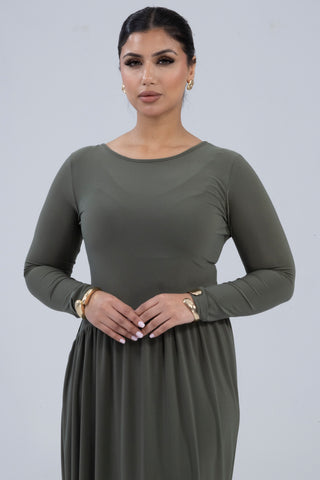 The Khaki Lilywood Dress