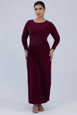 The Wine Lilywood Dress