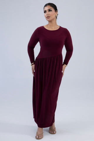 The Wine Lilywood Dress