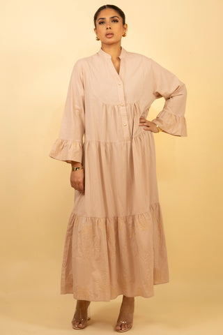 The Taupe Meadowra Dress