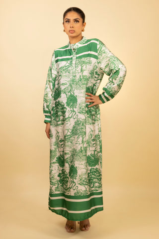 The Green Wildbloom Dress