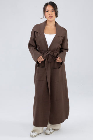 The Brown Aubrelle Cardigan