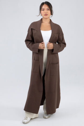 The Brown Aubrelle Cardigan