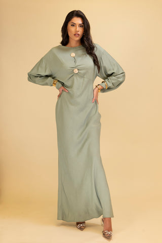 The Khaki Elarose Dress