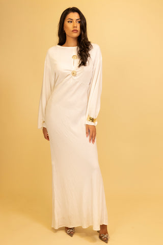 The White Elarose Dress