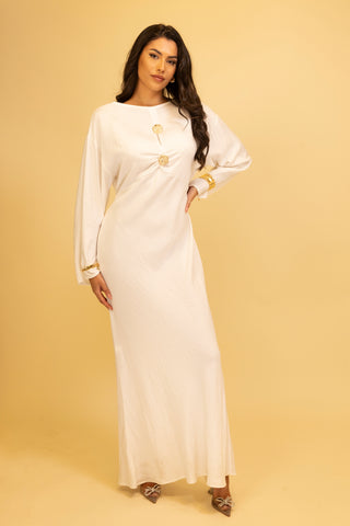 The White Elarose Dress