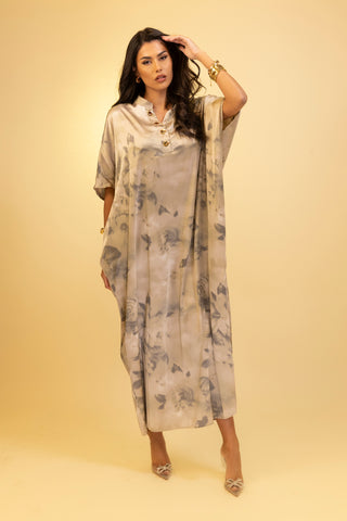 The Beige Auravale Dress