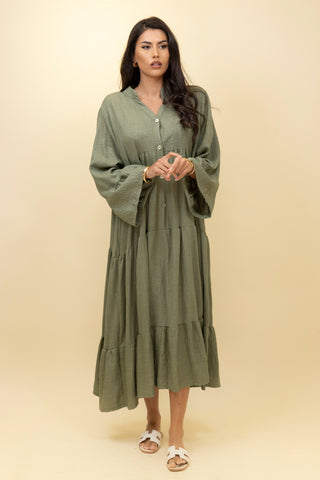 The Khaki Elmwhisper Dress