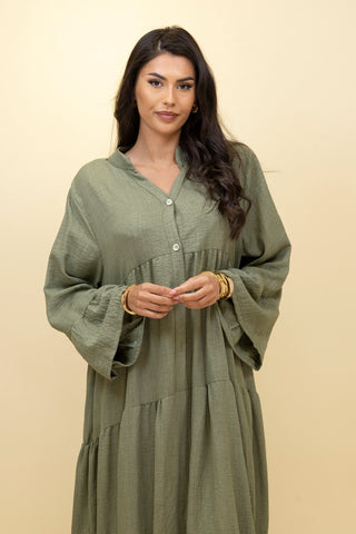 The Khaki Elmwhisper Dress