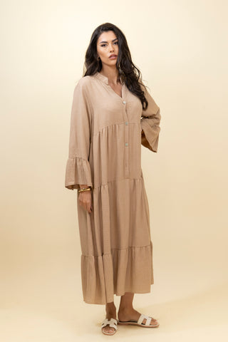 The Beige Elmwhisper Dress