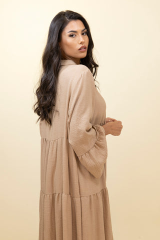 The Beige Elmwhisper Dress