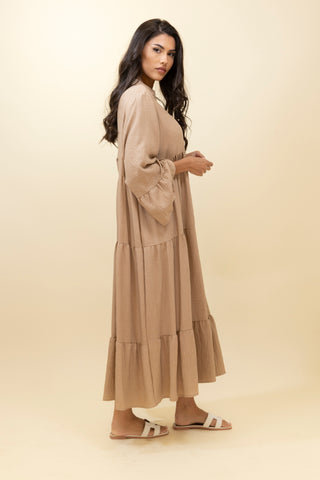 The Beige Elmwhisper Dress