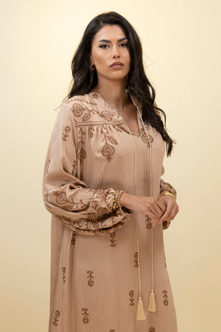 The Taupe Floravale Dress
