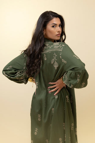 The Khaki Floravale Dress