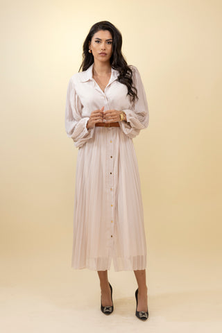 The Beige Marivale Dress