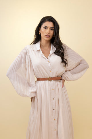 The Beige Marivale Dress