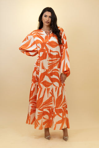 The Orange Emberleaf Dress