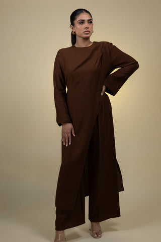 The Brown Saffronveil Set