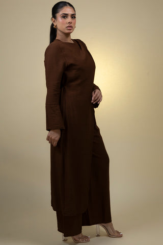 The Brown Saffronveil Set