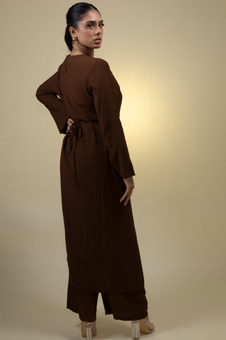 The Brown Saffronveil Set