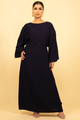 The Navy Miravine Dress