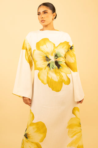 The Yellow Petalbelle Dress