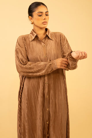 The Brown Twilight Breeze Dress