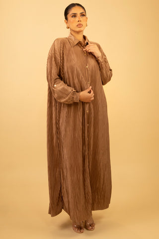 The Brown Twilight Breeze Dress