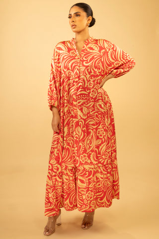 The Red Floravelle Dress