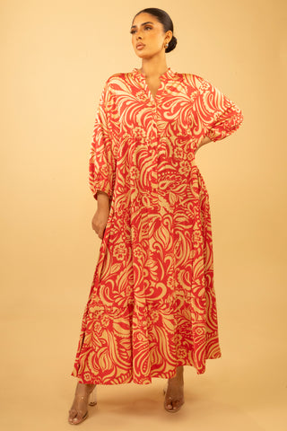 The Red Floravelle Dress