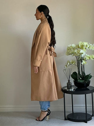 The Camel Woodland Wrap Coat