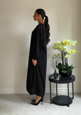 The Black River Weave Dress