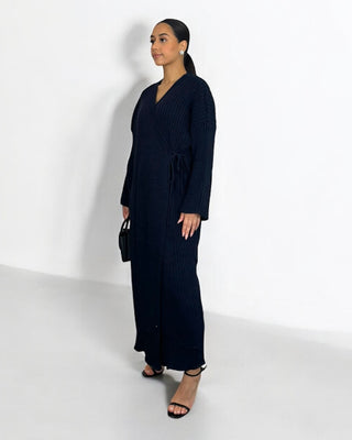 The Navy Willow Wrap Dress