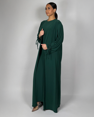 The Green Midnight Willow Abaya
