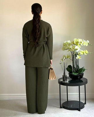 The Khaki Willow Weave Set