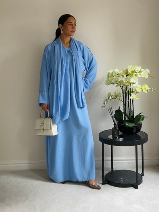 The Sky Blue Starlight Abaya