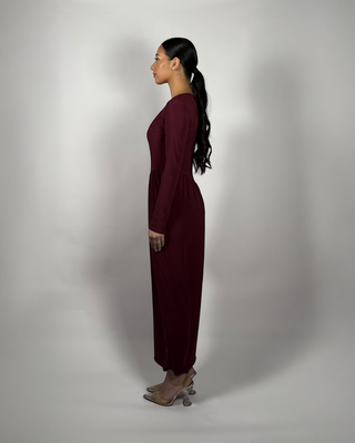 The Wine Lilywood Dress