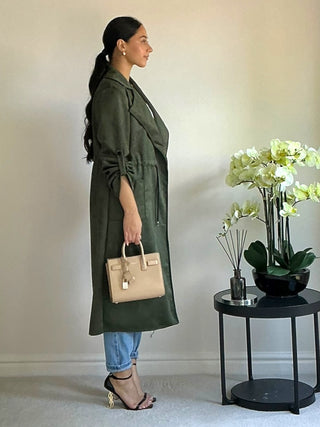 The Khaki Willow Whisper Coat